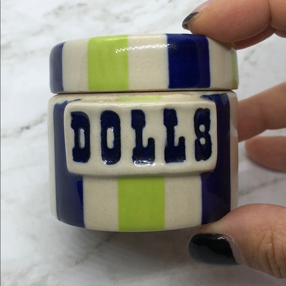 Jonathan Adler Accessories - Jonathan Adler Estate Dolls Ceramic Container